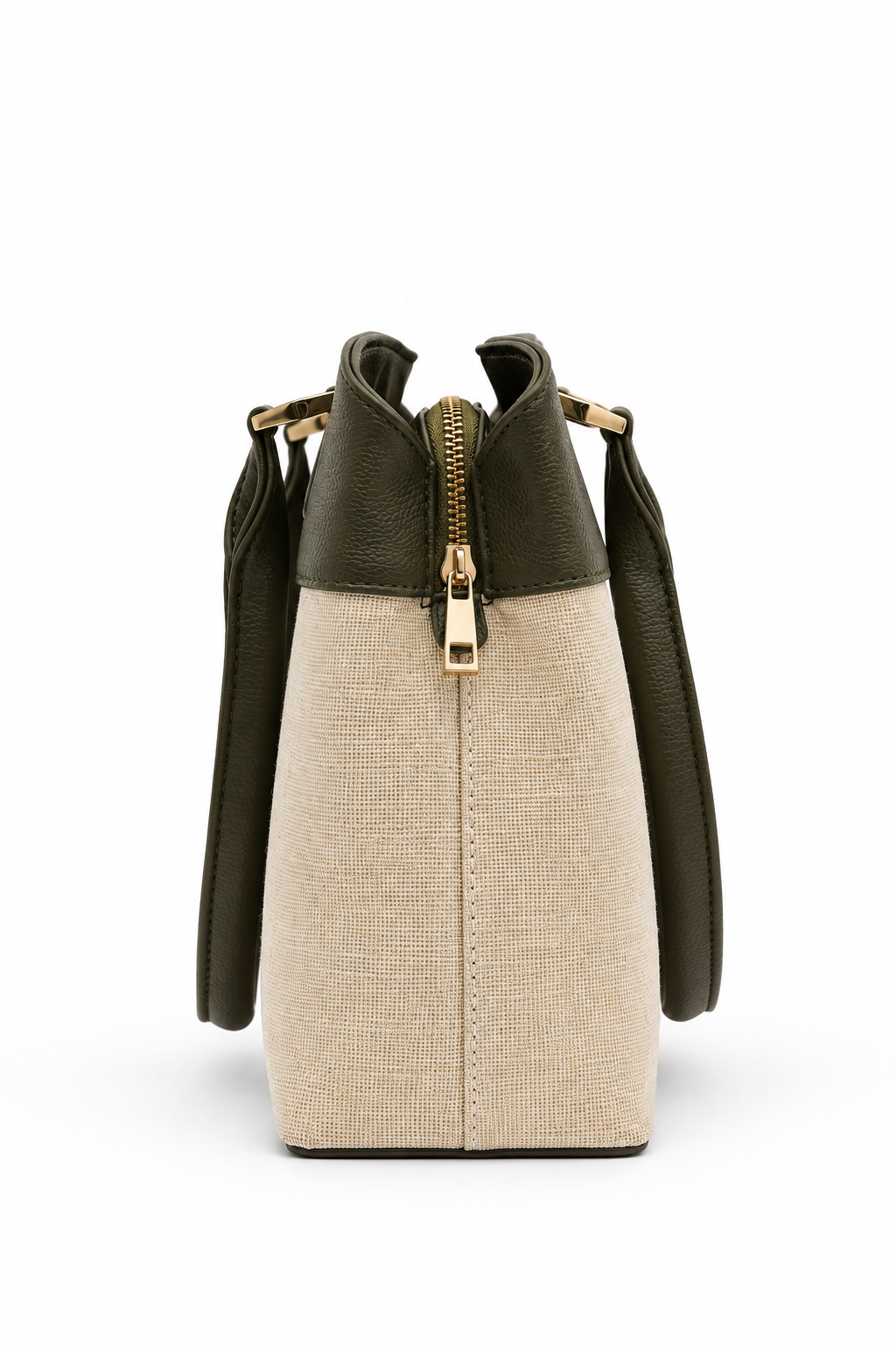 Elara Tote – Elegant Two-Tone Structured Handbag