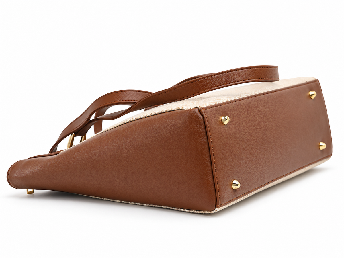 Rowen classic structured laptop tote bag