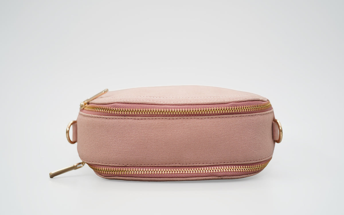 Crabby - Embroidered Canvas Crossbody Bag