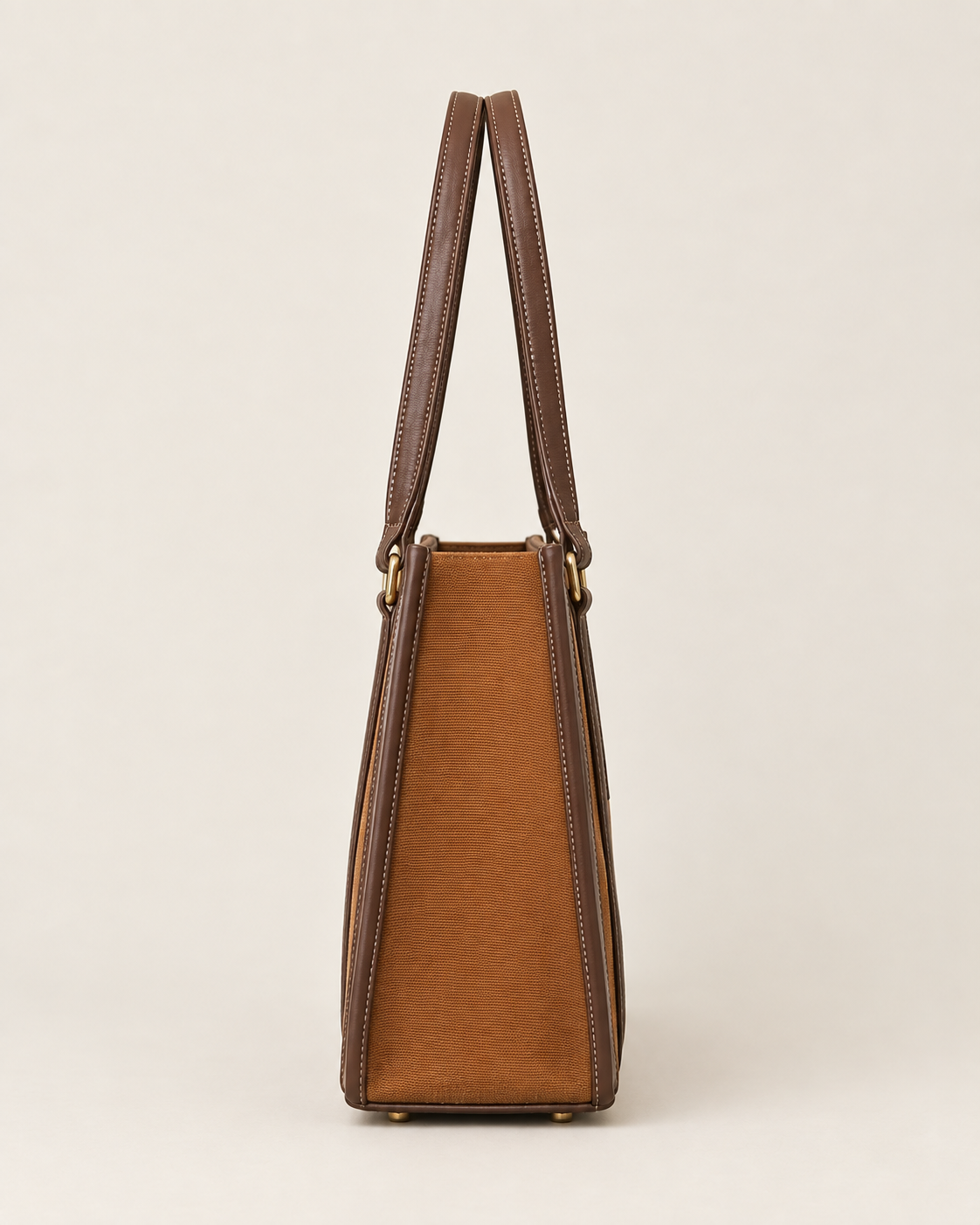 Palmora - Khaki Embroidered Laptop Tote