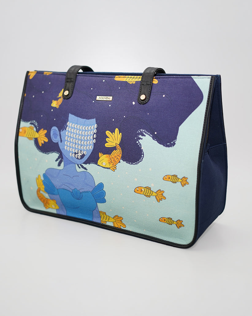Aquie - Printed Canvas Tote bag