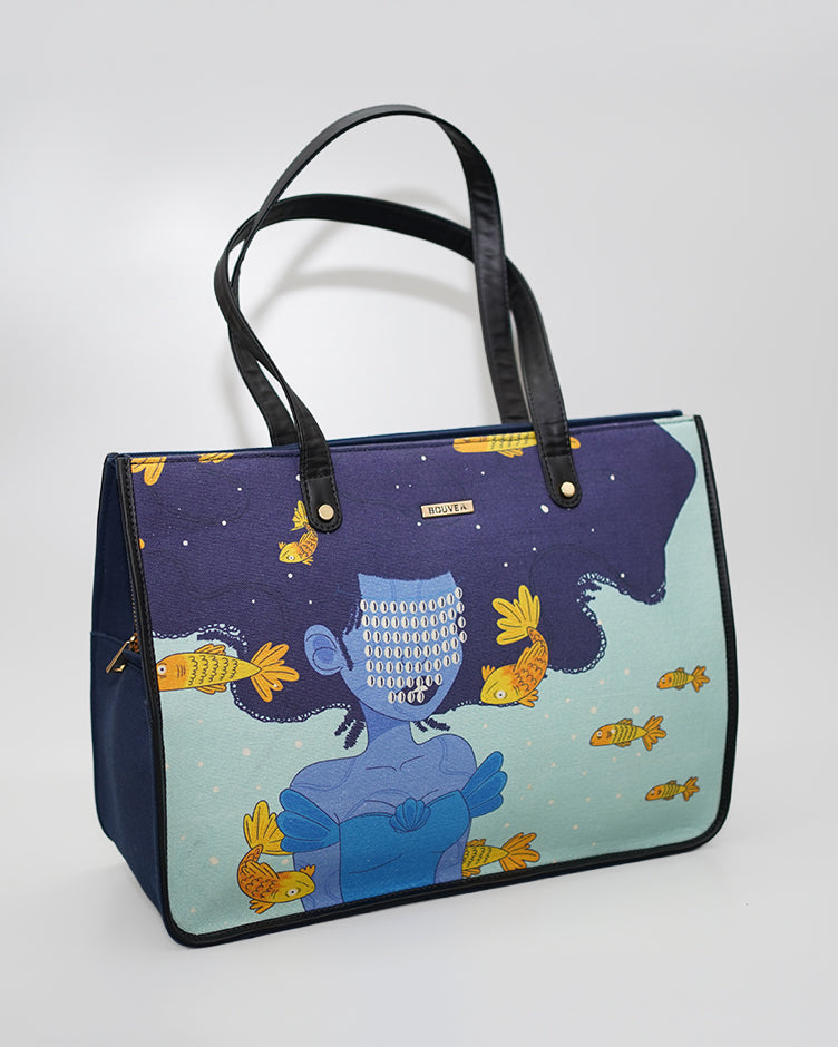 Aquie - Printed Canvas Tote bag