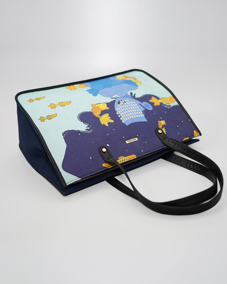 Aquie - Printed Canvas Tote bag