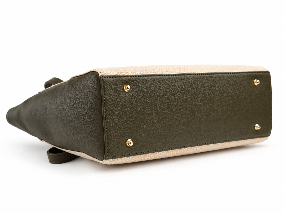 Rowen classic structured laptop tote bag